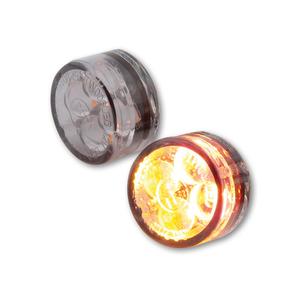 Semnalizatoare pentru motociclete Highsider Smart Module Sixteen LED 3 în 1 gri fumuriu