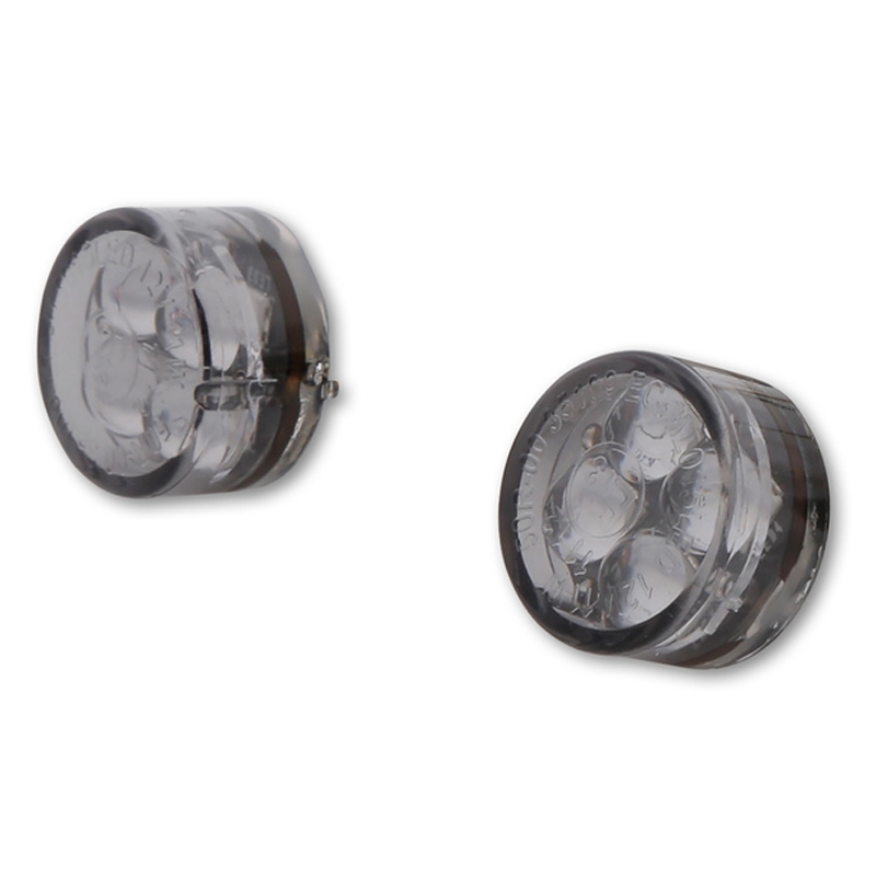 Semnalizatoare pentru motociclete Highsider Smart Module Sixteen LED 3 în 1 gri fumuriu