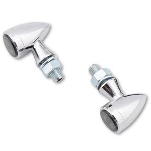 Semnalizatoare motocicletă Highsider Smart Sixteen Bullet LED 3 în 1 cromate