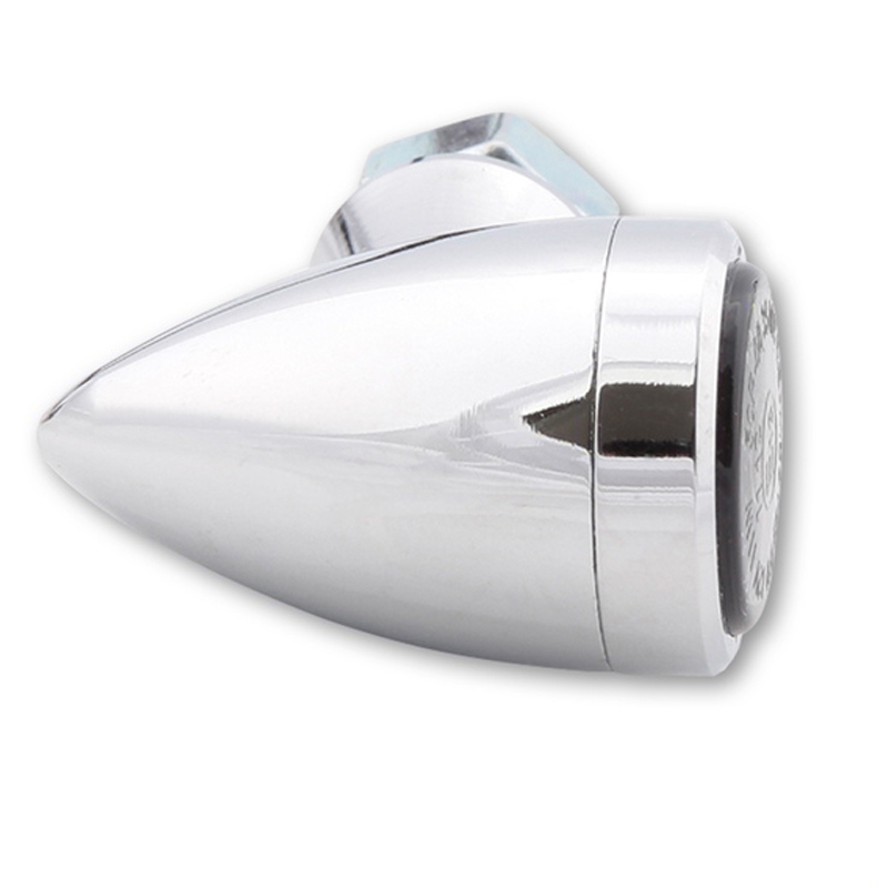 Semnalizatoare motocicletă Highsider Smart Sixteen Bullet LED 3 în 1 cromate