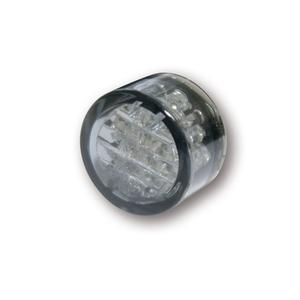 Stop spate pentru motocicletă Highsider Smart Pin LED, gri fumuriu