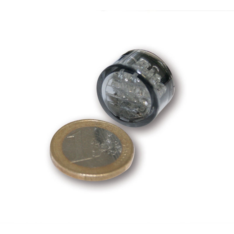 Stop spate pentru motocicletă Highsider Smart Pin LED, gri fumuriu