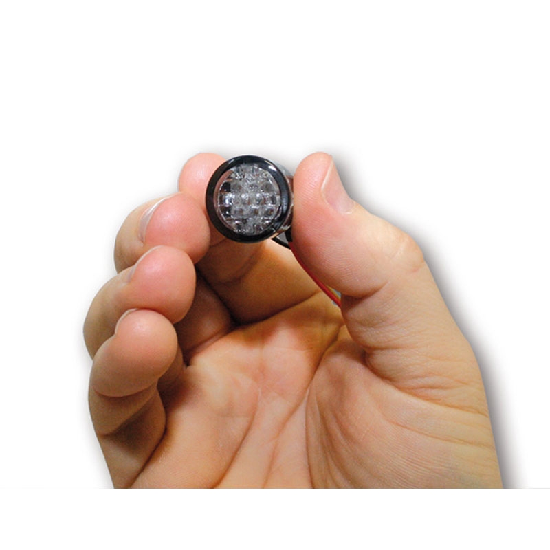 Stop spate pentru motocicletă Highsider Smart Pin LED, gri fumuriu