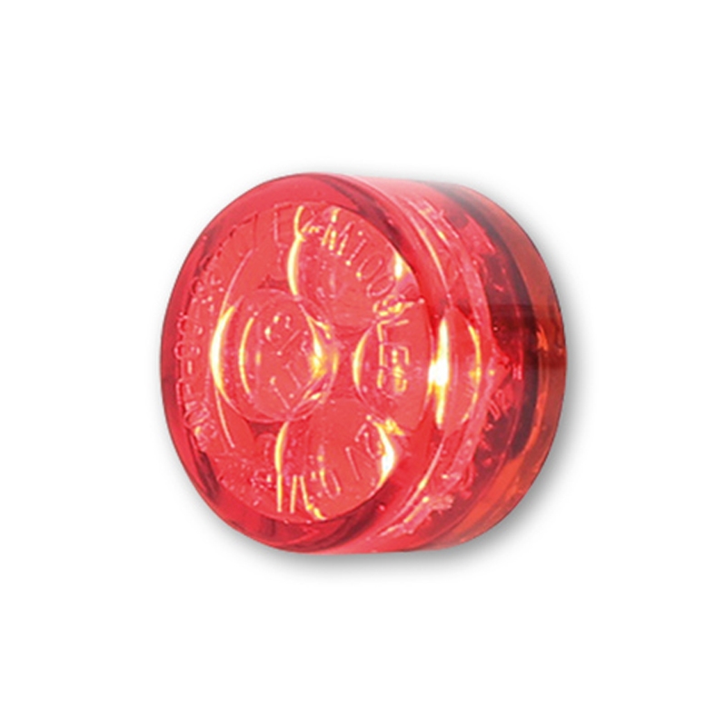 Stop spate pentru motocicletă Highsider Smart Module Sixteen cu LED-uri, roșu