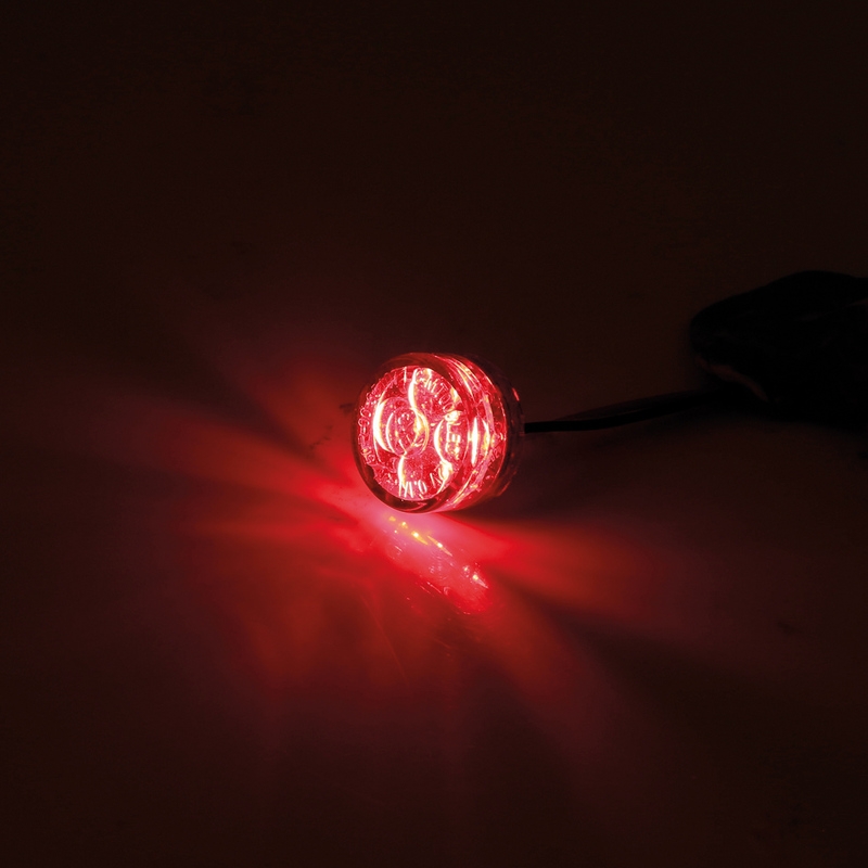 Stop spate pentru motocicletă Highsider Smart Module Sixteen cu LED-uri, roșu