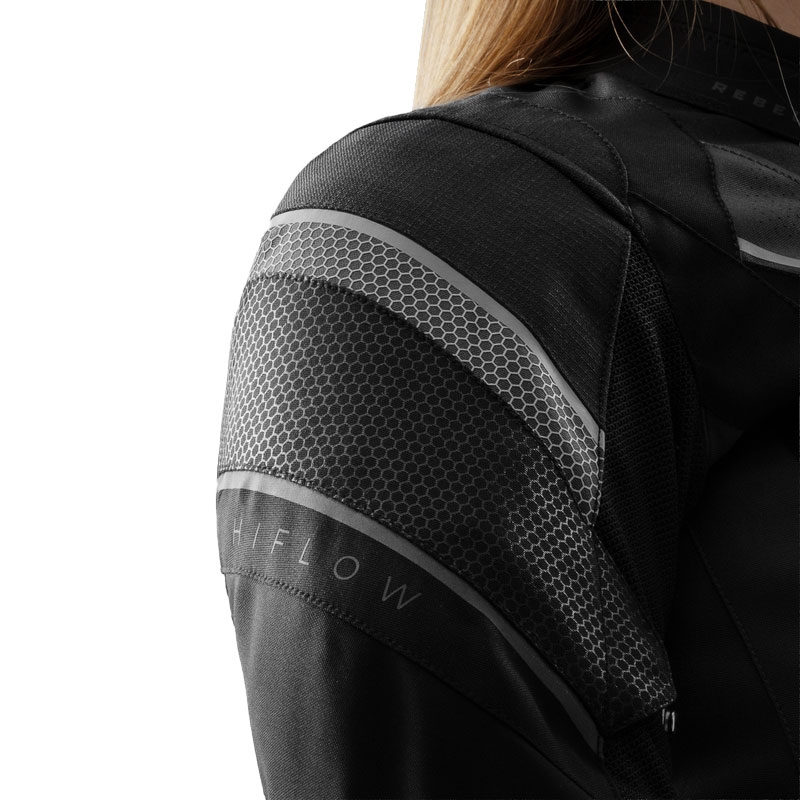Geaca moto dama Rebelhorn Hiflow V neagra