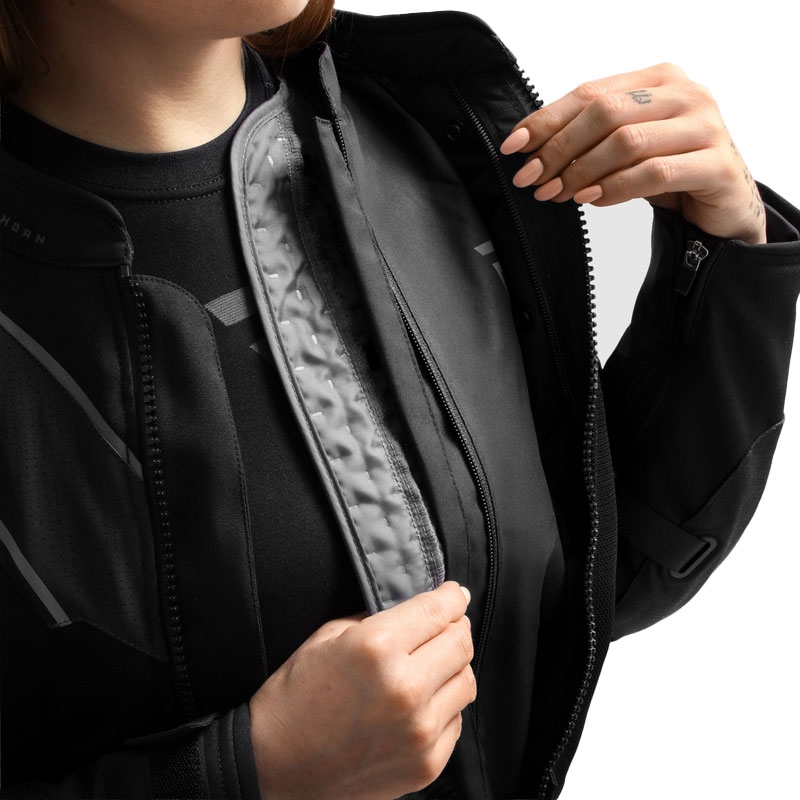 Geaca moto dama Rebelhorn Hiflow V neagra