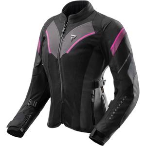Geaca moto dama Rebelhorn Hiflow V negru-gri-roz
