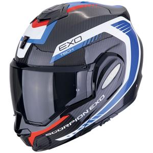 Casca pentru motociclete Scorpion EXO-TECH EVO CARBON COSY negru-albastru-rosu