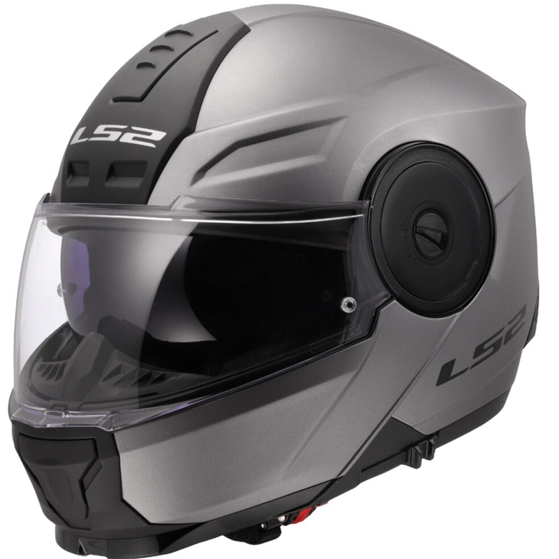 Cască de motocicletă pliabilă LS2 FF902 Scope II, titan mat solid