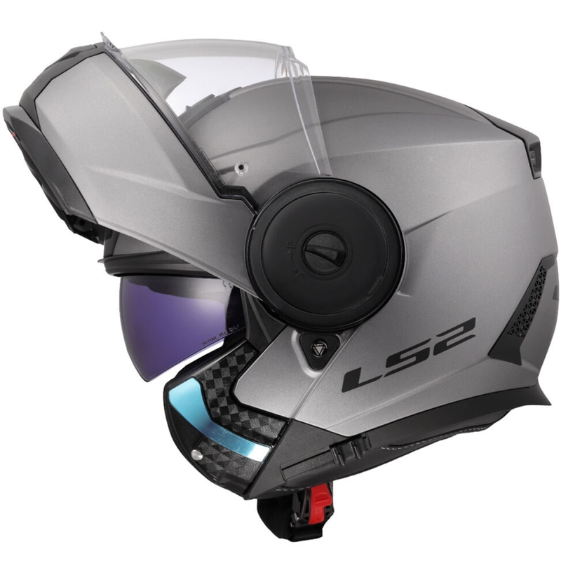 Cască de motocicletă pliabilă LS2 FF902 Scope II, titan mat solid