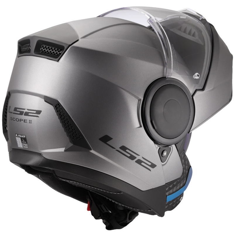 Cască de motocicletă pliabilă LS2 FF902 Scope II, titan mat solid