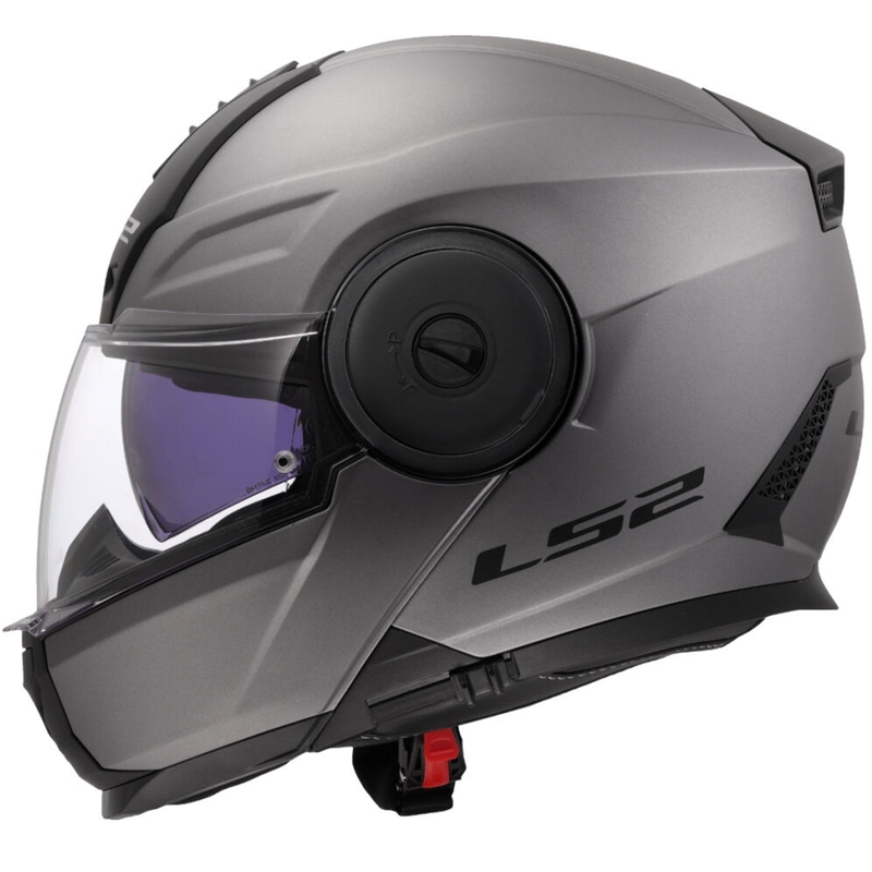 Cască de motocicletă pliabilă LS2 FF902 Scope II, titan mat solid