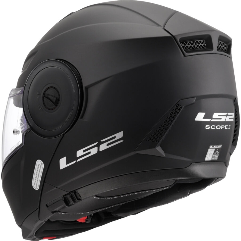 Cască de motocicletă pliabilă LS2 FF902 Scope II Solid negru mat