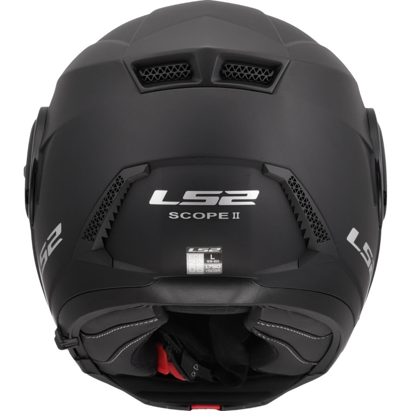 Cască de motocicletă pliabilă LS2 FF902 Scope II Solid negru mat