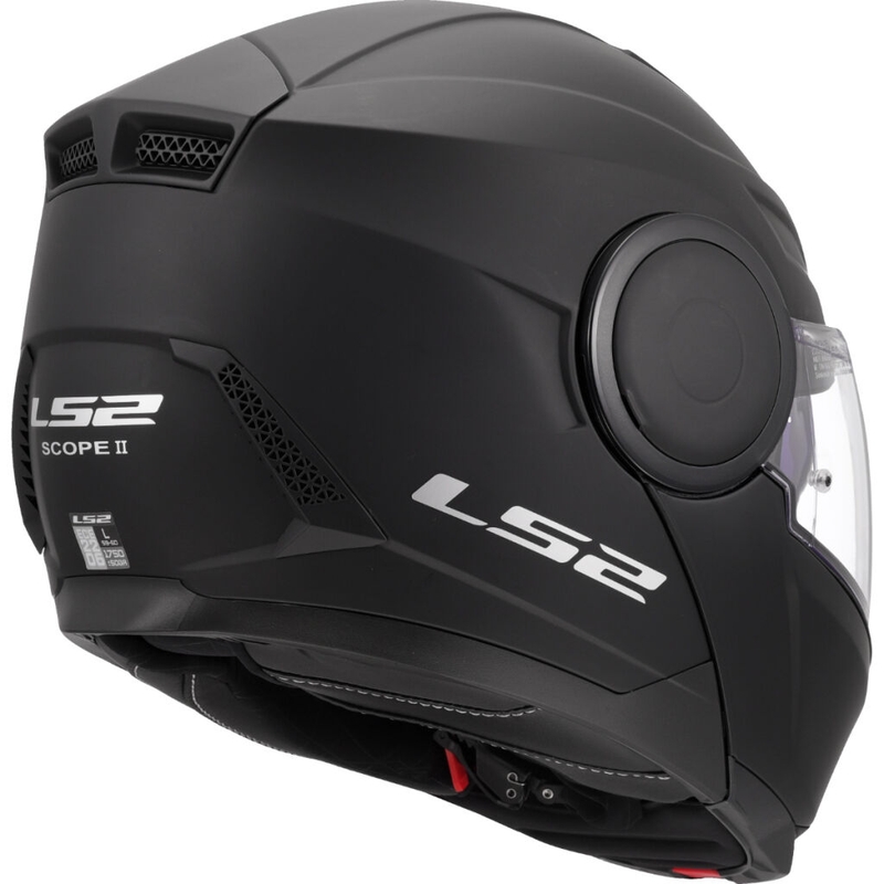 Cască de motocicletă pliabilă LS2 FF902 Scope II Solid negru mat