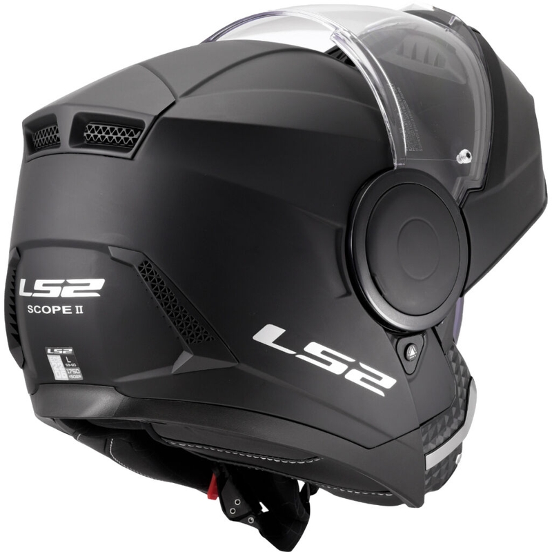 Cască de motocicletă pliabilă LS2 FF902 Scope II Solid negru mat