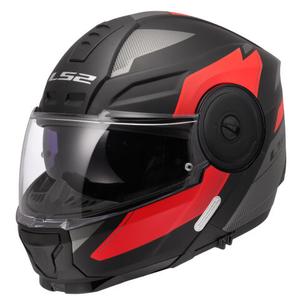 Cască de motocicletă pliabilă LS2 FF902 Scope II Duria negru-roșu