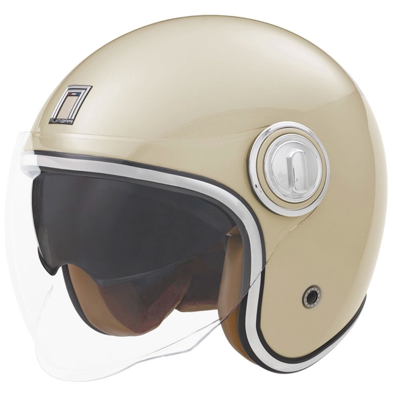 Casca moto deschisa NOX PREMIUM Heritage alb crem