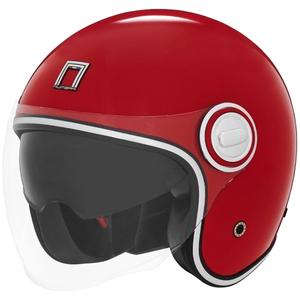 Casca de motociclete deschisa NOX PREMIUM Heritage rosie