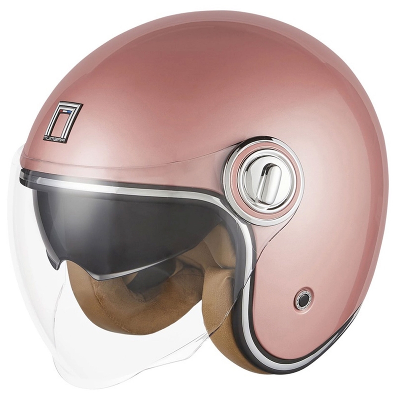 Casca moto deschisa NOX PREMIUM Heritage rose gold