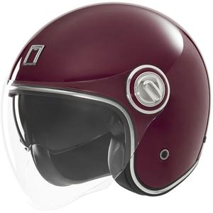 Casca moto deschisa NOX PREMIUM Heritage bordeaux