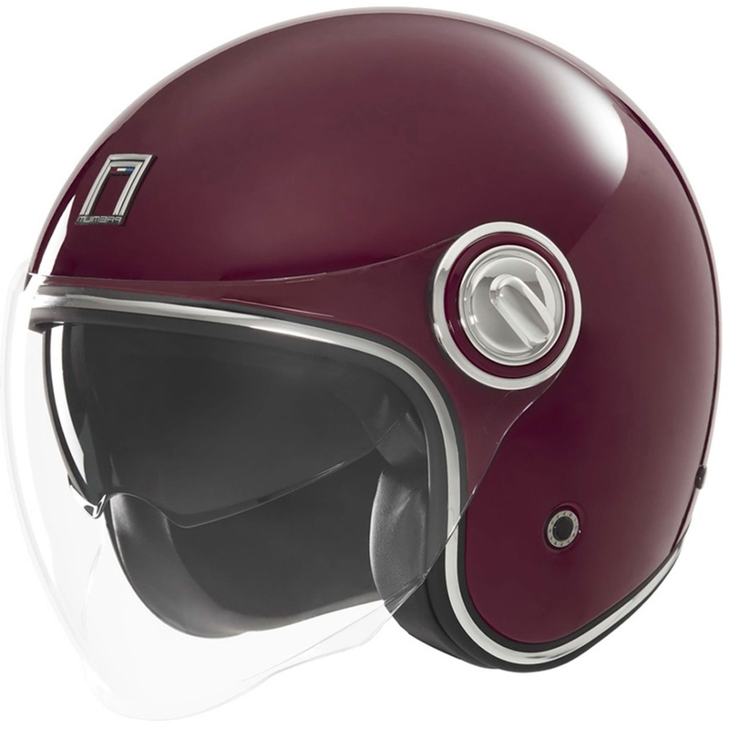 Casca moto deschisa NOX PREMIUM Heritage bordeaux