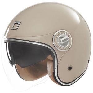 Casca moto deschisa Nox Premium Heritage bej