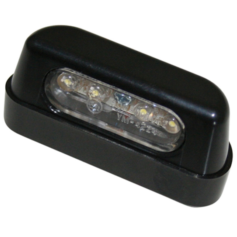 Iluminare LED pentru plăcuța de înmatriculare Highsider Smart Plate neagră