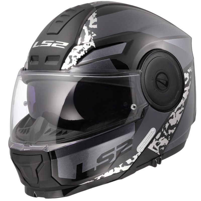 Cască de motocicletă pliabilă LS2 FF902 Scope II Oxyd negru-titan