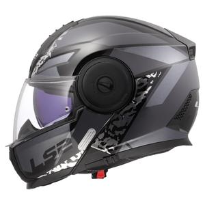Cască de motocicletă pliabilă LS2 FF902 Scope II Oxyd negru-titan