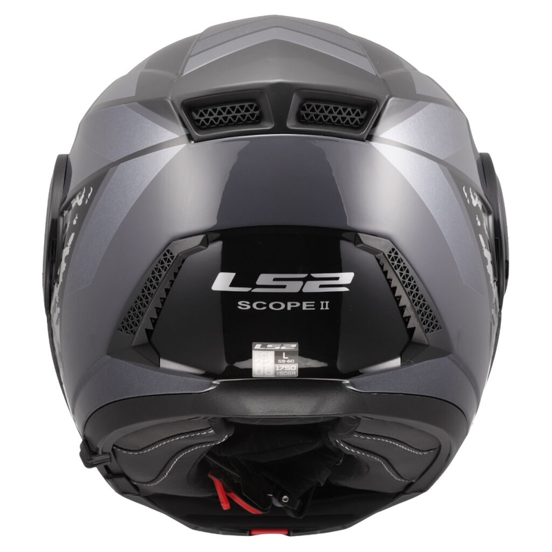 Cască de motocicletă pliabilă LS2 FF902 Scope II Oxyd negru-titan