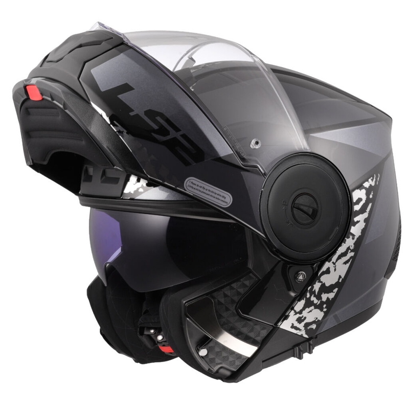 Cască de motocicletă pliabilă LS2 FF902 Scope II Oxyd negru-titan