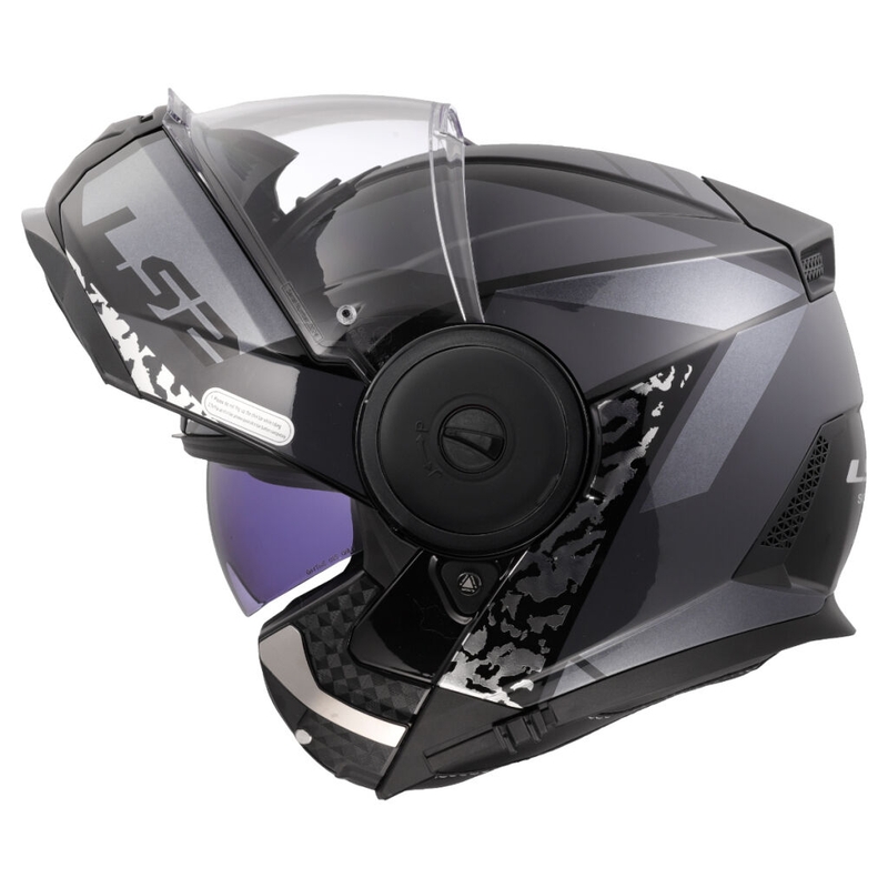 Cască de motocicletă pliabilă LS2 FF902 Scope II Oxyd negru-titan
