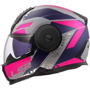 Cască de motocicletă pliabilă LS2 FF902 Scope II Oxyd gri-albastru-violet