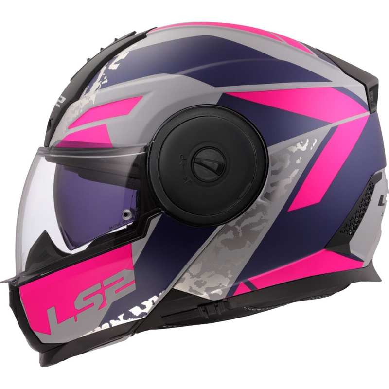 Cască de motocicletă pliabilă LS2 FF902 Scope II Oxyd gri-albastru-violet