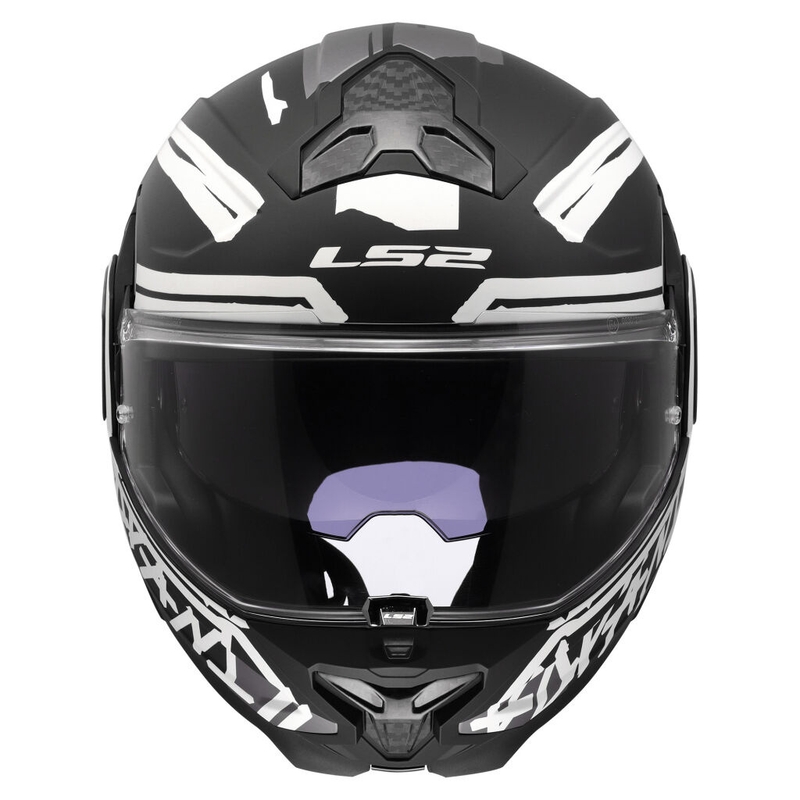 Cască de motocicletă pliabilă LS2 FF910 Advant II Tape neagră