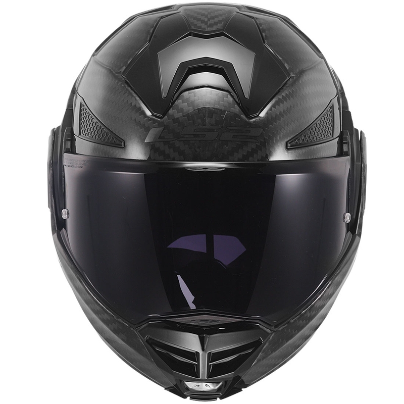 Cască de motocicletă pliabilă LS2 FF901 Advant X Solid Carbon negru