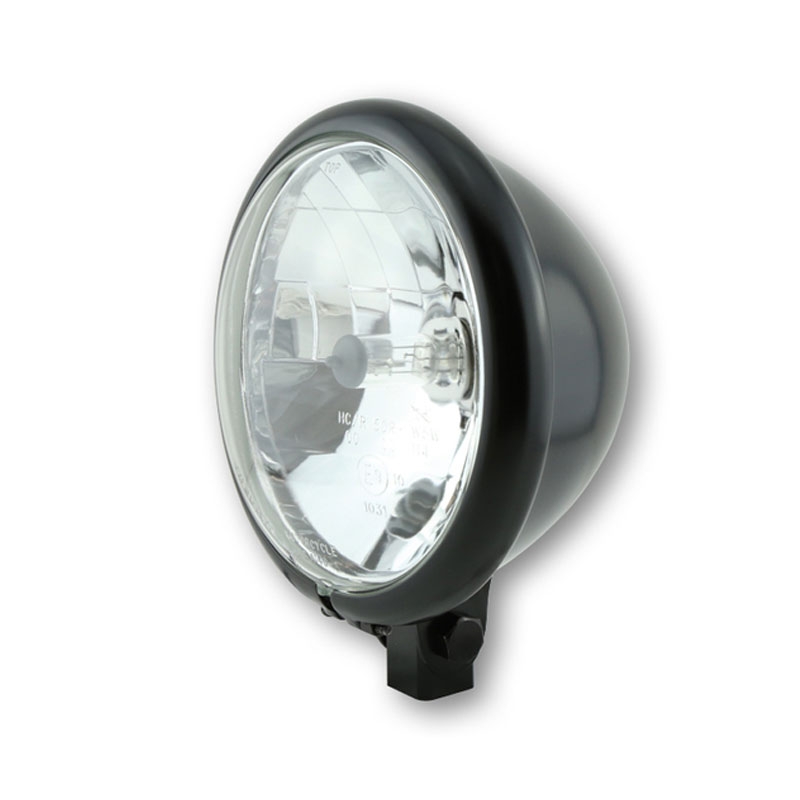 Far Highsider Smart Bates Style de 5 3/4 inch cu sticlă transparentă, negru
