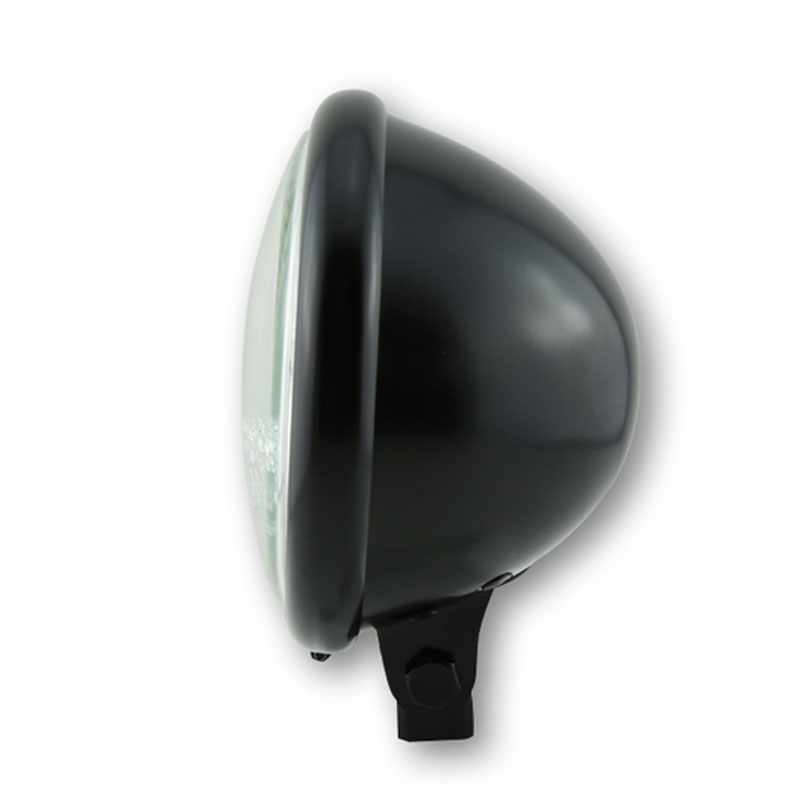 Far Highsider Smart Bates Style de 5 3/4 inch cu sticlă transparentă, negru