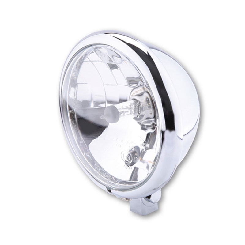 Far Highsider Smart Bates Style, crom, din sticlă transparentă, de 5 3/4 inch