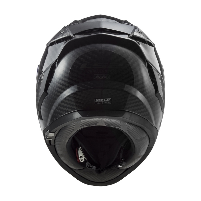 Cască integrală pentru motociclete LS2 FF327 Challenger C Solid Carbon lichidare