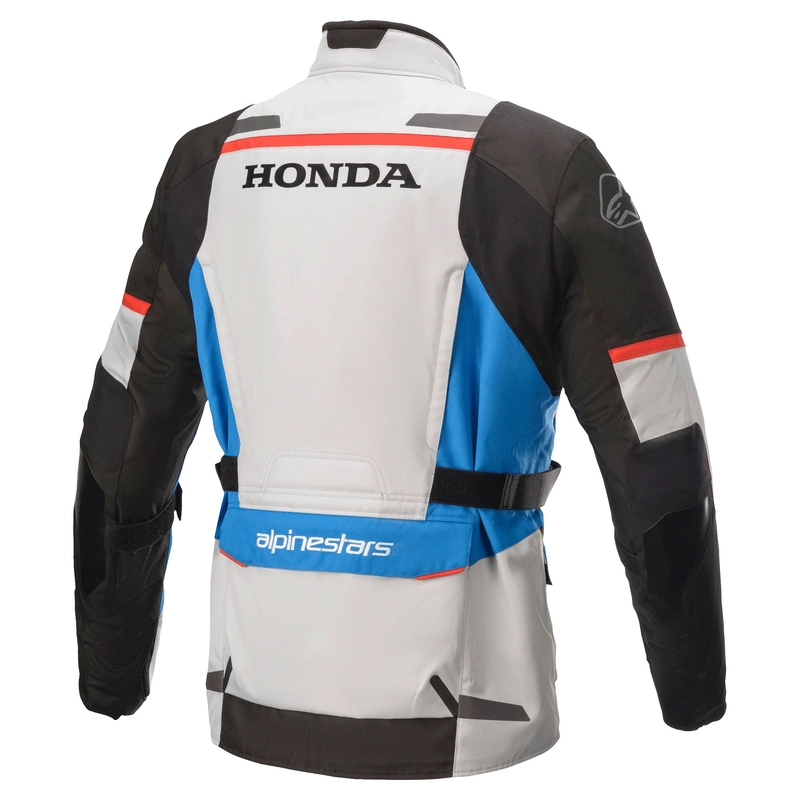 Geacă moto Alpinestar Andes Drystar Honda Gri-Negru-Albastru-Roșu