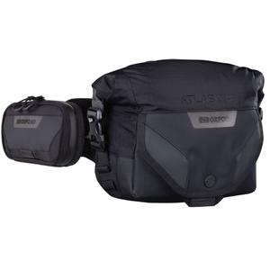 Borsetă Oxford Atlas W-3 cu buzunar suplimentar, neagră, 3,8 l