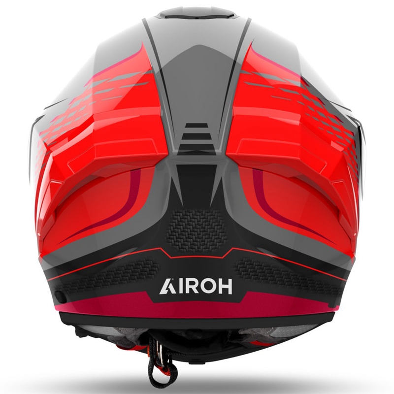 Casca integrală pentru motocicletă Airoh MATRYX Rocket roșu lucios