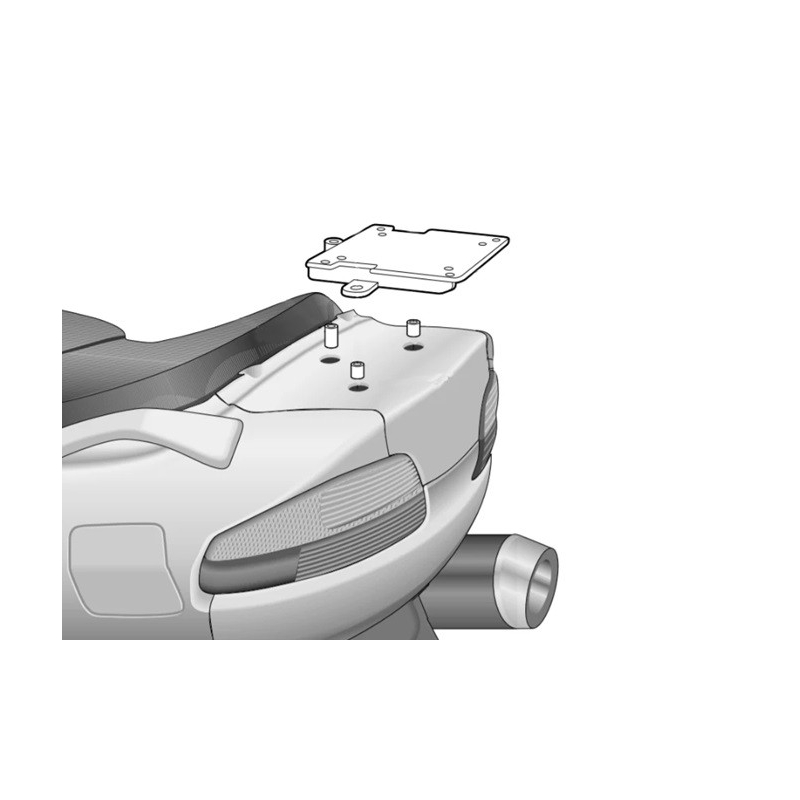 Kit de prindere cutie Top Master SHAD pentru SUZUKI AN 650 Burgman / Executive 2002-2024
