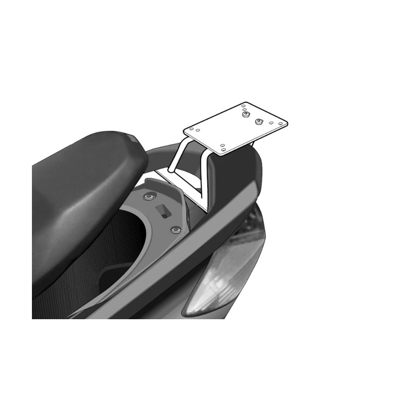 Kit de prindere cutie Top Master SHAD pentru YAMAHA XC 125 Cygnus / X 2007-2016