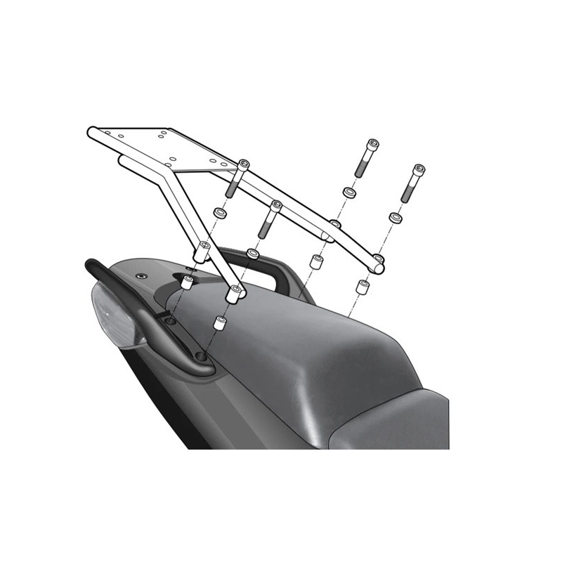 Kit de prindere cutie Top Master SHAD pentru HONDA CBF 1000 2010-2013
