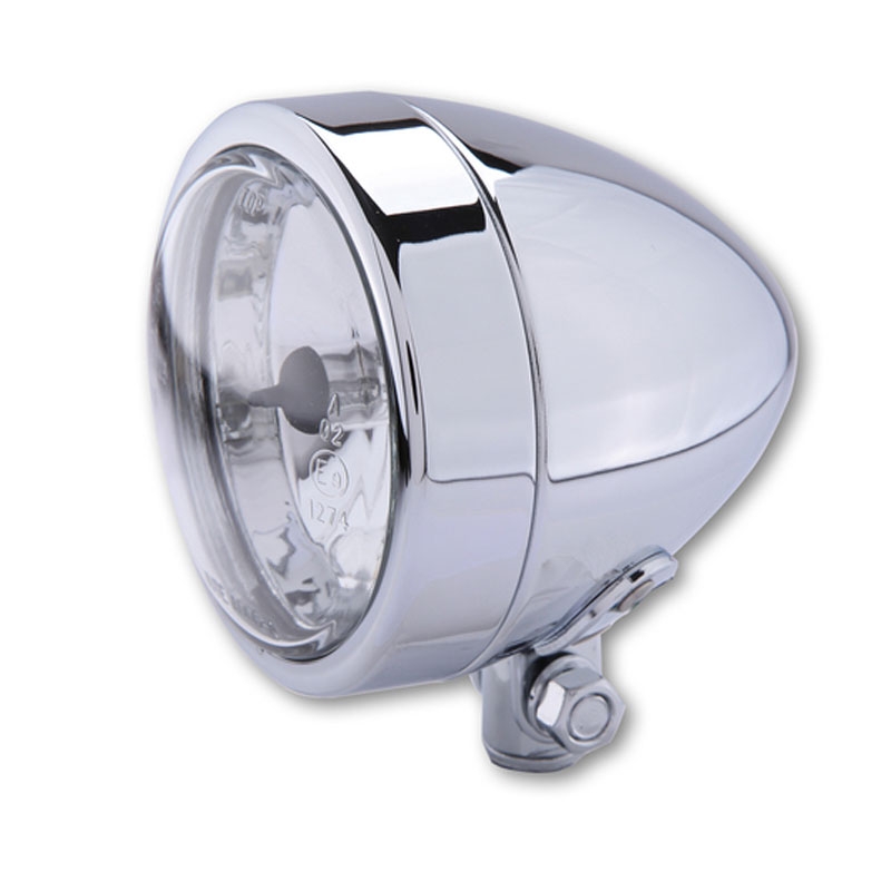 Faza lungă cromată Highsider Smart Bullet H4