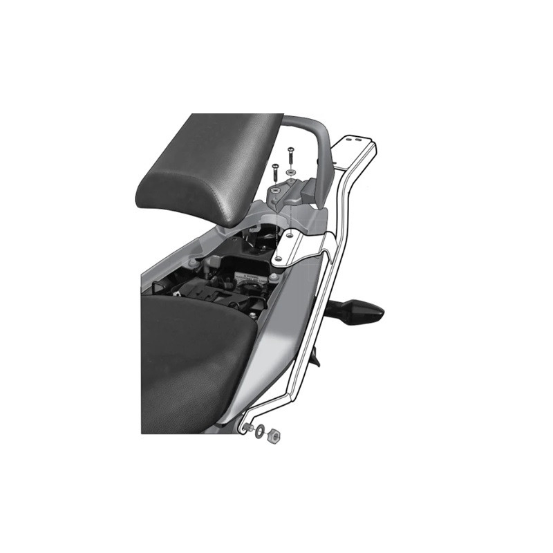 Kit de prindere cutie Top Master SHAD pentru HONDA CBF 125 2008-2016